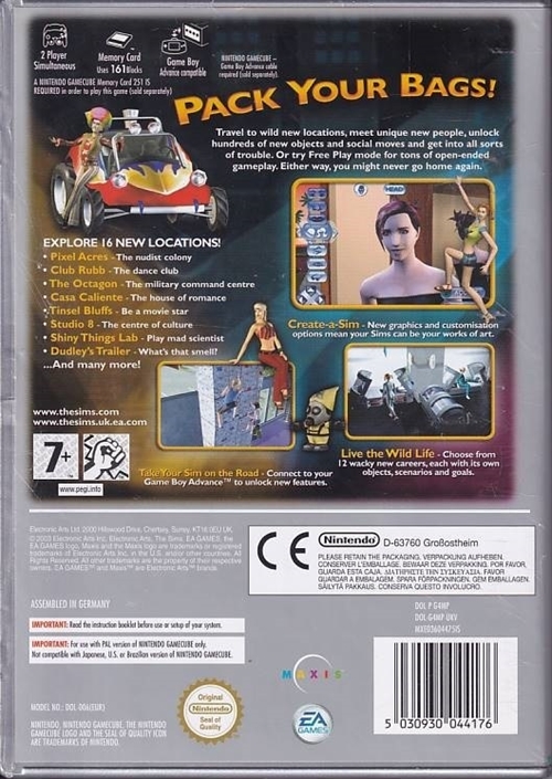 The Sims Bustin Out - Players Choice - GameCube (B Grade) (Genbrug)